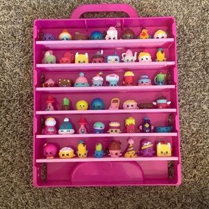 Shopkins Case Holder and 72 shopkins